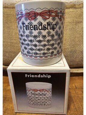 Vintage Artmark Victorian Bouquet 1989 Friendship cup  Gift item # 81413